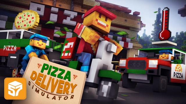 Thumbnail of the Minecraft Bedrock Marketplace product Pizza Delivery Simulator created by 57Digital.