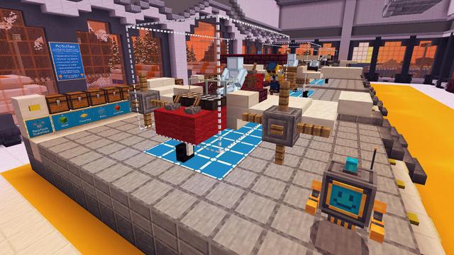 Screenshot of the Minecraft Bedrock Marketplace product Plane Builder created by 57Digital.