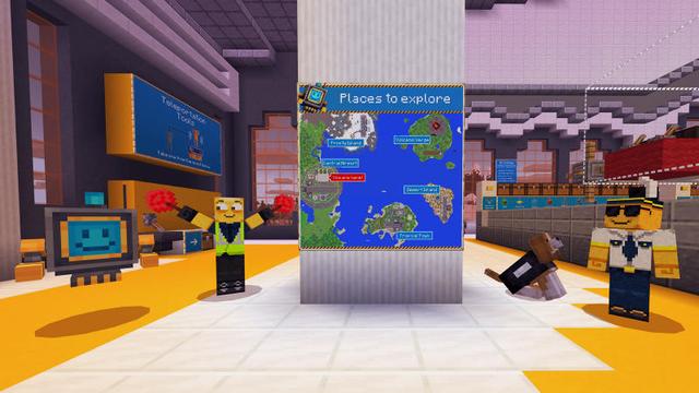 Screenshot of the Minecraft Bedrock Marketplace product Plane Builder created by 57Digital.