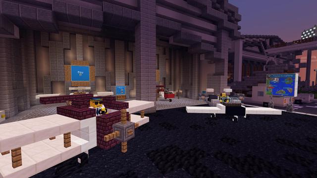 Screenshot of the Minecraft Bedrock Marketplace product Plane Builder created by 57Digital.