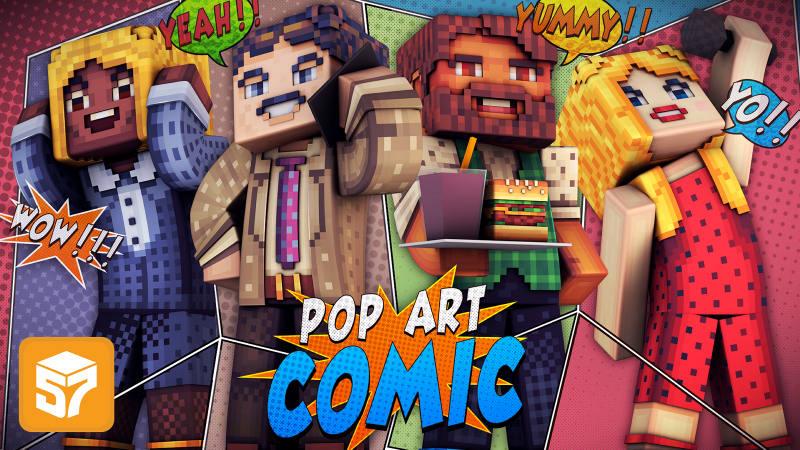 Pop Art Comic by 57Digital | CHUNK - Minecraft Bedrock Marketplace Explorer