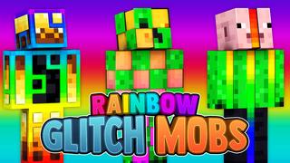 Thumbnail of the Minecraft Bedrock Marketplace product Rainbow Glitch Mobs created by 57Digital.