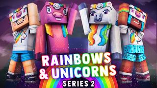Thumbnail of the Minecraft Bedrock Marketplace product Rainbows & Unicorns Series 2 created by 57Digital.