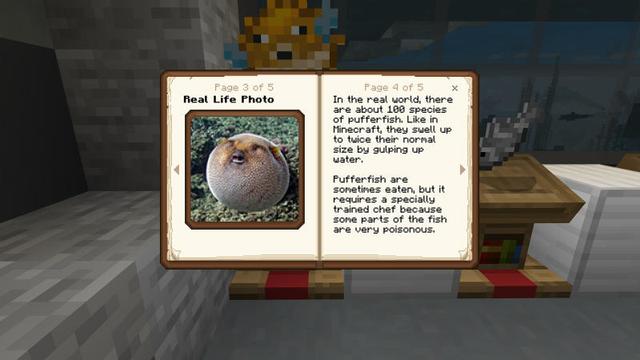 Screenshot of the Minecraft Bedrock Marketplace product Research Submarine created by 57Digital.