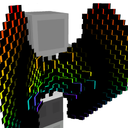 Thumbnail of the Minecraft Bedrock Marketplace product RGB Anomaly Wings created by 57Digital.