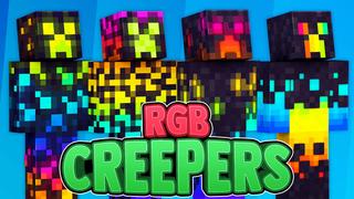 Thumbnail of the Minecraft Bedrock Marketplace product RGB Creepers created by 57Digital.