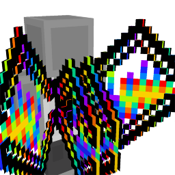 Thumbnail of the Minecraft Bedrock Marketplace product RGB Energy Wings created by 57Digital.