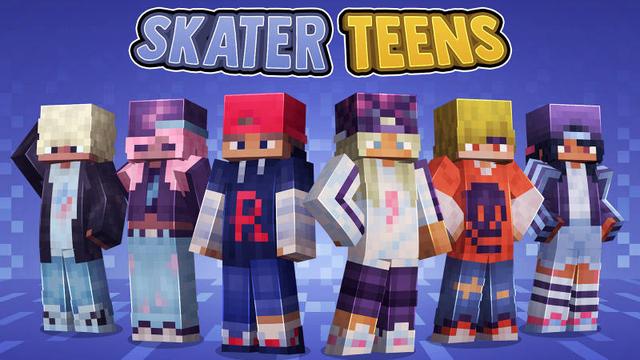 Thumbnail of the Minecraft Bedrock Marketplace product Skater Teens created by 57Digital.