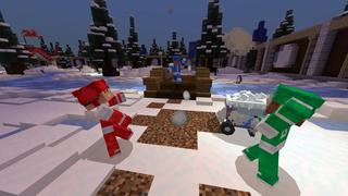 Screenshot of the Minecraft Bedrock Marketplace product Snowball Fight! created by 57Digital.
