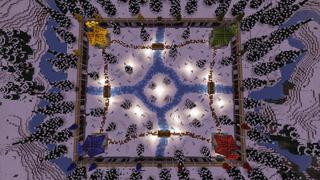 Screenshot of the Minecraft Bedrock Marketplace product Snowball Fight! created by 57Digital.