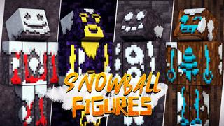 Thumbnail of the Minecraft Bedrock Marketplace product Snowball Figures created by 57Digital.