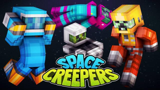 Thumbnail of the Minecraft Bedrock Marketplace product Space Creepers created by 57Digital.
