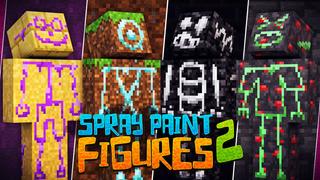 Thumbnail of the Minecraft Bedrock Marketplace product Spray Paint Figures 2 created by 57Digital.