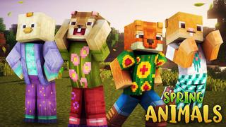 Thumbnail of the Minecraft Bedrock Marketplace product Spring Animals created by 57Digital.