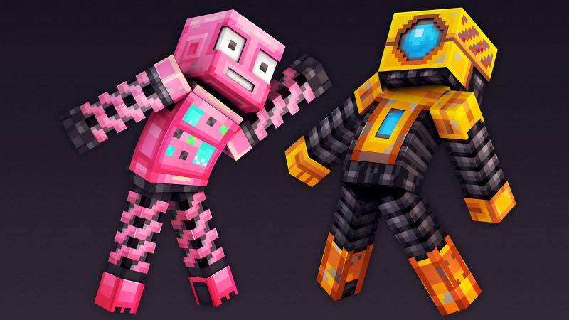 Spring Robots by 57Digital | CHUNK - Minecraft Bedrock Marketplace Explorer