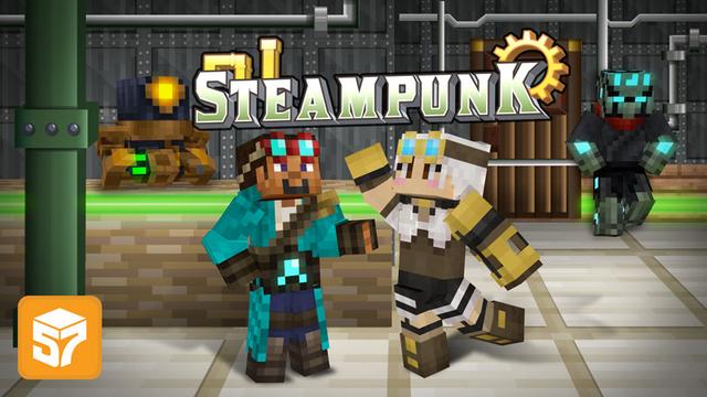 Thumbnail of the Minecraft Bedrock Marketplace product Steampunk created by 57Digital.