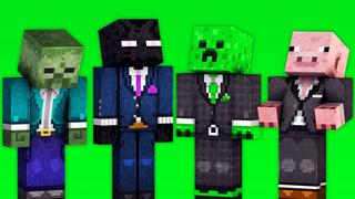 Thumbnail of the Minecraft Bedrock Marketplace product Suited Mobs created by 57Digital.