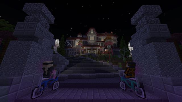 Screenshot of the Minecraft Bedrock Marketplace product The CURSE - A Spooky Adventure created by 57Digital.