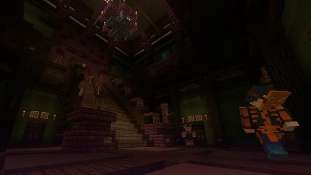 Screenshot of the Minecraft Bedrock Marketplace product The CURSE - A Spooky Adventure created by 57Digital.