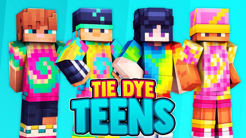 Tie Dye Teens by 57Digital | CHUNK - Minecraft Bedrock Marketplace Explorer