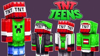 Thumbnail of the Minecraft Bedrock Marketplace product TNT Teens created by 57Digital.