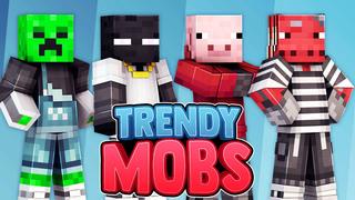 Thumbnail of the Minecraft Bedrock Marketplace product Trendy Mobs created by 57Digital.