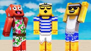 Thumbnail of the Minecraft Bedrock Marketplace product Tropical Emojis created by 57Digital.