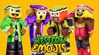 Thumbnail of the Minecraft Bedrock Marketplace product Western Emojis created by 57Digital.