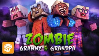 Thumbnail of the Minecraft Bedrock Marketplace product Zombie Granny & Grandpa created by 57Digital.