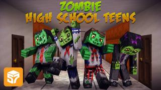 Thumbnail of the Minecraft Bedrock Marketplace product Zombie High School Teens created by 57Digital.