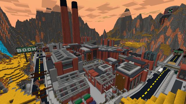 Screenshot of the Minecraft Bedrock Marketplace product BOOM created by A Foxy Toast.