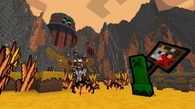 Screenshot of the Minecraft Bedrock Marketplace product BOOM created by A Foxy Toast.