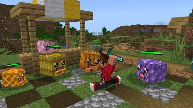 Screenshot of the Minecraft Bedrock Marketplace product Pet Blocks created by A Foxy Toast.