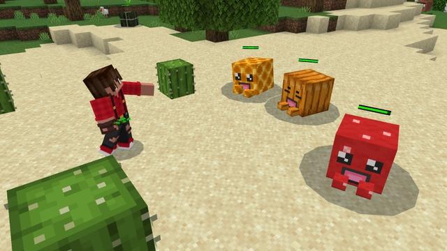 Screenshot of the Minecraft Bedrock Marketplace product Pet Blocks created by A Foxy Toast.