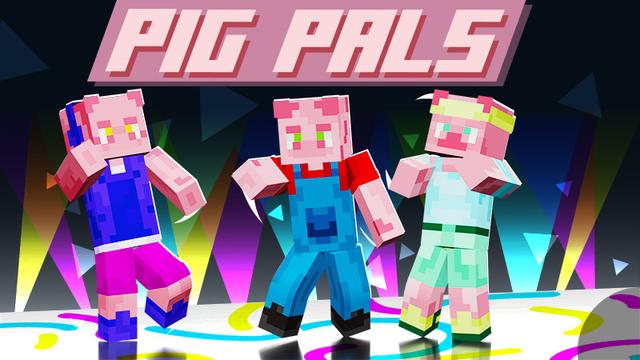 Thumbnail of the Minecraft Bedrock Marketplace product Pig Pals created by A Foxy Toast.