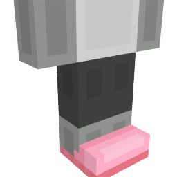 Thumbnail of the Minecraft Bedrock Marketplace product Pink candy slippers created by A Foxy Toast.