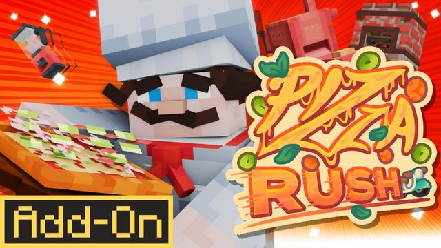 Thumbnail of the Minecraft Bedrock Marketplace product Pizza Rush: Craftable Pizza Add-On created by A Foxy Toast.