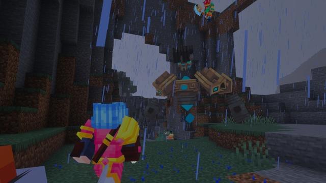 Screenshot of the Minecraft Bedrock Marketplace product Soul Hunters Add-on created by A Foxy Toast.