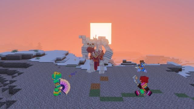 Screenshot of the Minecraft Bedrock Marketplace product Soul Hunters Add-on created by A Foxy Toast.