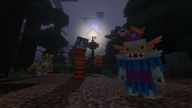 Screenshot of the Minecraft Bedrock Marketplace product Soul Hunters Add-on created by A Foxy Toast.