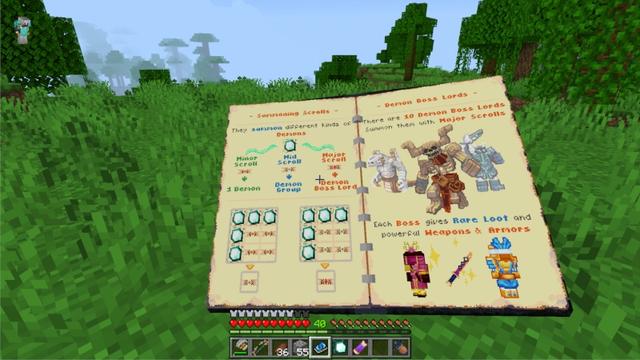 Screenshot of the Minecraft Bedrock Marketplace product Soul Hunters Add-on created by A Foxy Toast.