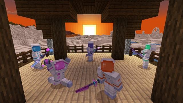 Screenshot of the Minecraft Bedrock Marketplace product Space Gadgets created by A Foxy Toast.