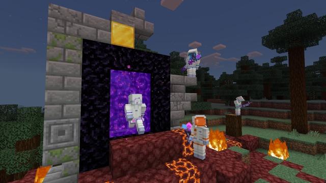 Screenshot of the Minecraft Bedrock Marketplace product Space Gadgets created by A Foxy Toast.