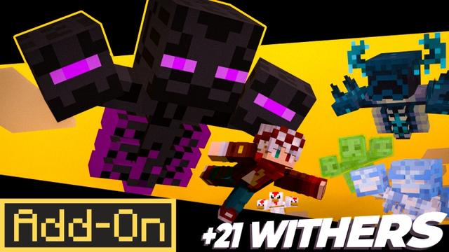 Thumbnail of the Minecraft Bedrock Marketplace product Wither Plus Add-on created by A Foxy Toast.