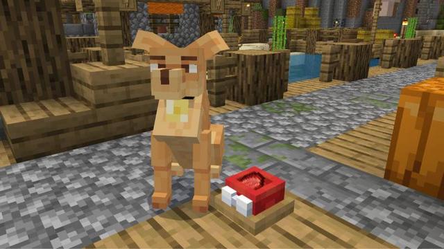 Screenshot of the Minecraft Bedrock Marketplace product Cachorro Caramelo Add-On created by A30x1.