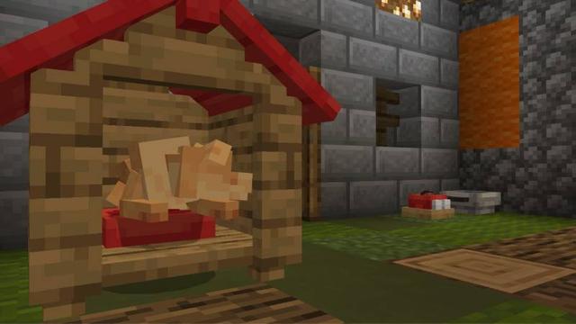 Screenshot of the Minecraft Bedrock Marketplace product Cachorro Caramelo Add-On created by A30x1.