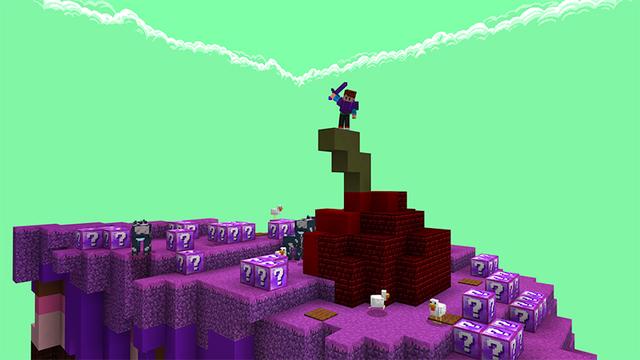 Screenshot of the Minecraft Bedrock Marketplace product Candy Lucky Skyblock created by A30x1.