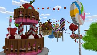 Screenshot of the Minecraft Bedrock Marketplace product Candy Parkour created by A30x1.