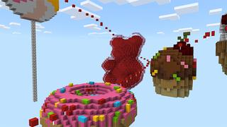 Screenshot of the Minecraft Bedrock Marketplace product Candy Parkour created by A30x1.