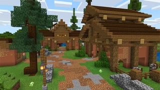 Screenshot of the Minecraft Bedrock Marketplace product Castle Town created by A30x1.